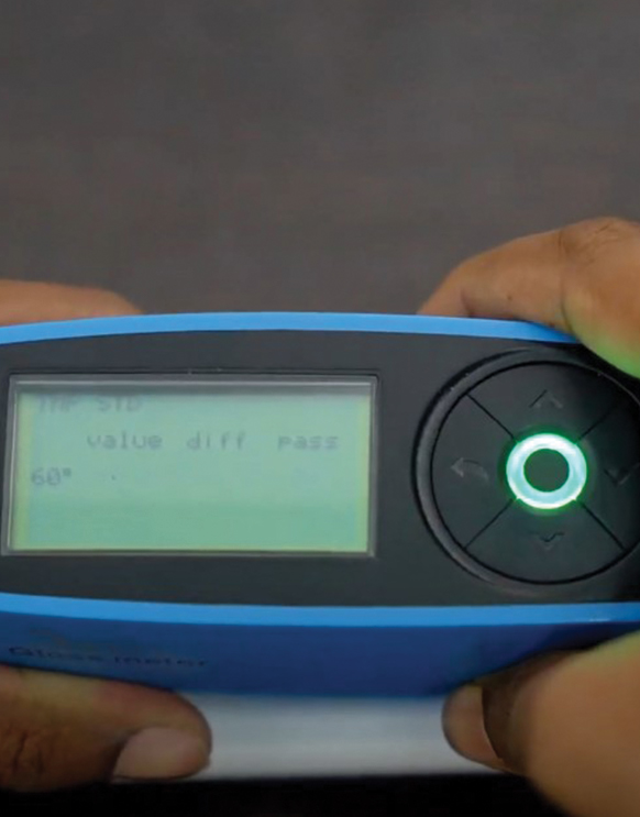 Surface Gloss Test
